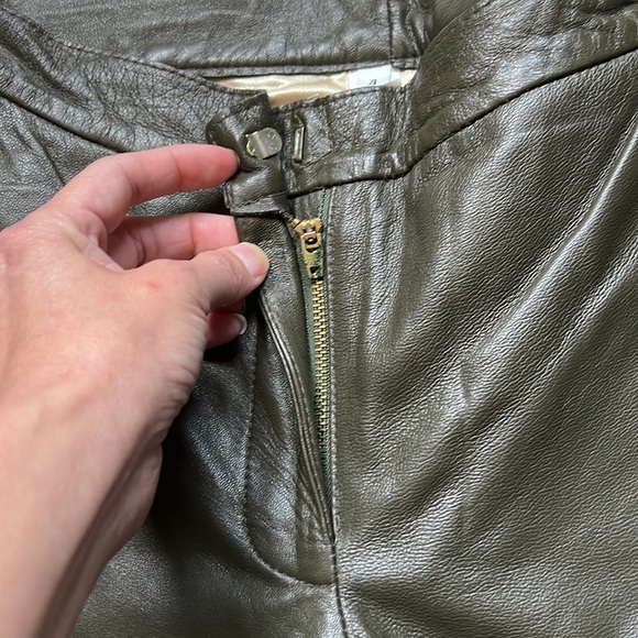 Leather Pants with Embroidery. - Picture 8 of 8